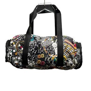 LeSportsac Vintage Anne Boombox Mini Duffle Bag Retired Print